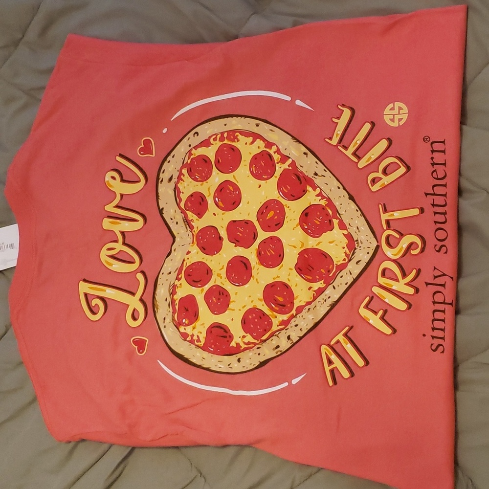 Simply Southern pizza tee